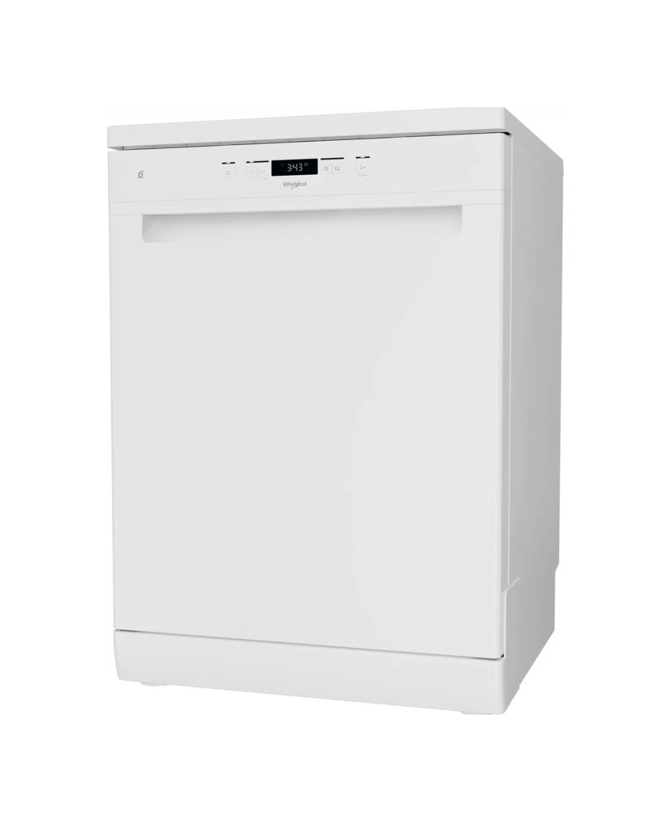 Машина посудомоечная отдельностоящая 60 см Whirlpool W2F HD624 (14 комплектов / 2 полки / Расход воды - 9,5 л / FlexiSpace / A++ / Белый)