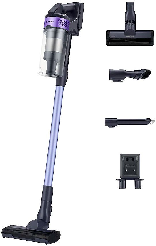 Пылесос вертикальный Samsung Jet 60 turbo VS15A6031R4/SB (410Вт/150Вт, контейнер 0,8л, аккумулятор Li-Ion, время работы до 40 мин)