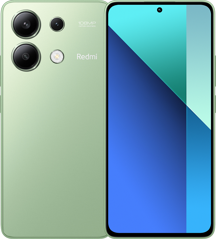 Смартфон Xiaomi Redmi Note 13 8/512 ГБ, зелёный