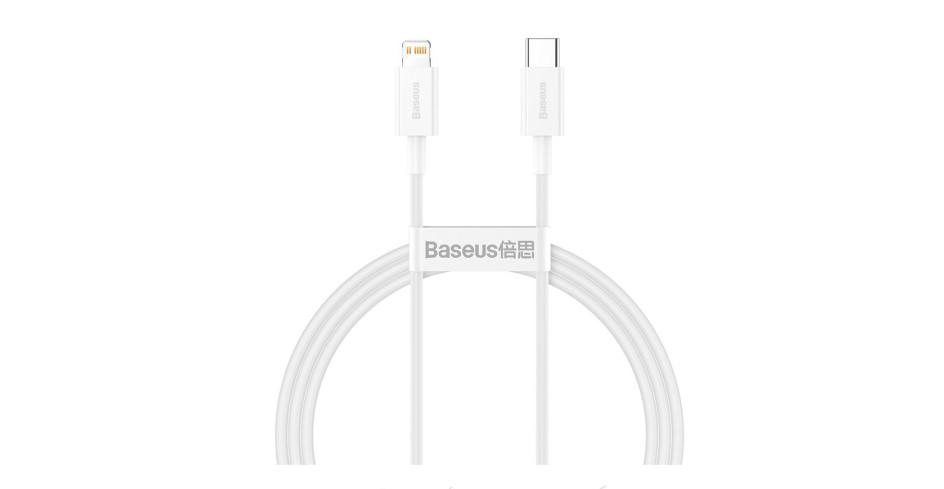 Кабель Baseus Superior Series Lightning (MFI) - Type-C 1м, белый