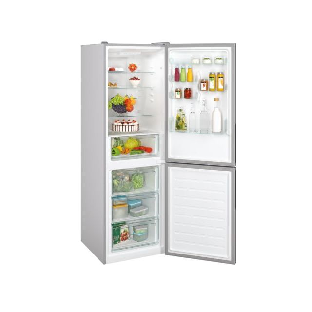 Холодильник CANDY CCE4T618ES (Объем - 341 л / Высота - 185 см / A++ / Серебряный / No Frost / Wi-Fi)