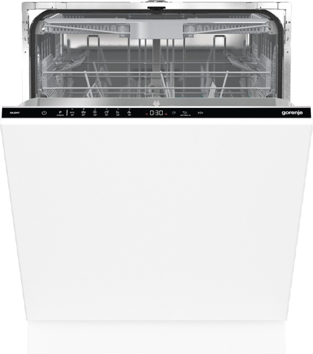 Машина посудомоечная встраиваемая 60 см Gorenje GV643E90 (Essential / 16 комплектов / 3 полки / расход воды - 11 л / А++)