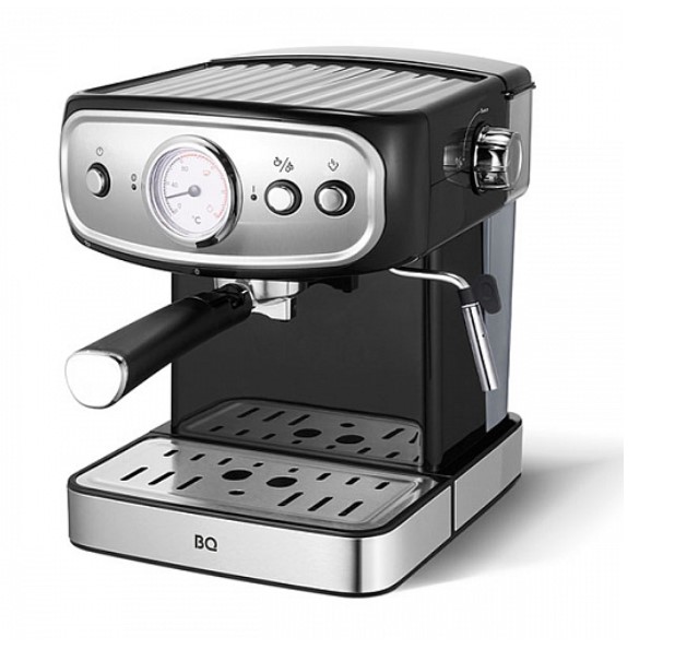 Кофеварка рожковая BQ CM1006 (используемый кофе - молотый / 850 Вт / 1.5 л)