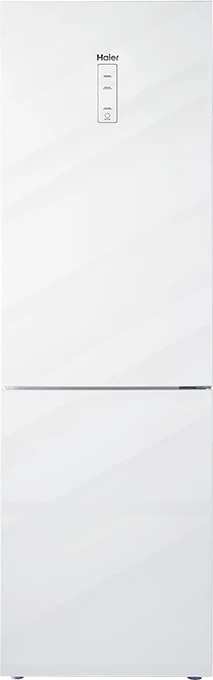 Холодильник Haier C2F637CGWG (Объем - 386 л / Высота - 199,8 см / A+ / Белое стекло / No Frost)
