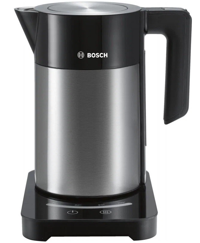 DSP Чайник Bosch TWK7203 (2200Вт / 1,7л / металл / черный / контроль температуры)