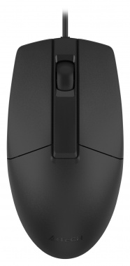 a4tech Мышь A4Tech OP-330, оптическая (1000dpi), проводная, USB, черная