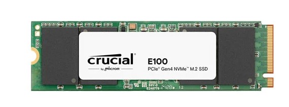 Жесткий диск SSD M.2 1TB Crucial E100 PCIe 4 x4 R5000/W4500Mb/s CT1000E100SSD8 80 TBW