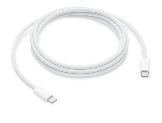 Кабель Apple Charge Cable 240W USB-C - USB-C, 2 метра, белый (MU2G3FE/A)