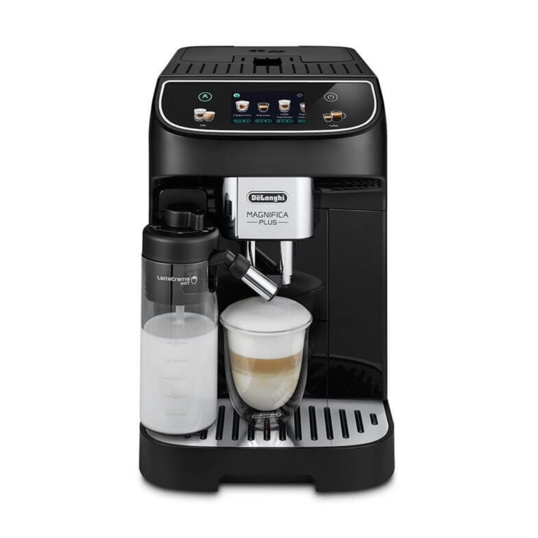 Кофемашина DeLonghi Magnifica Plus ECAM320.60.B (кофе зерновой, молотый/ 1450 Вт/ 1.8 л/ автоматический капучинатор/ 12 напитков)