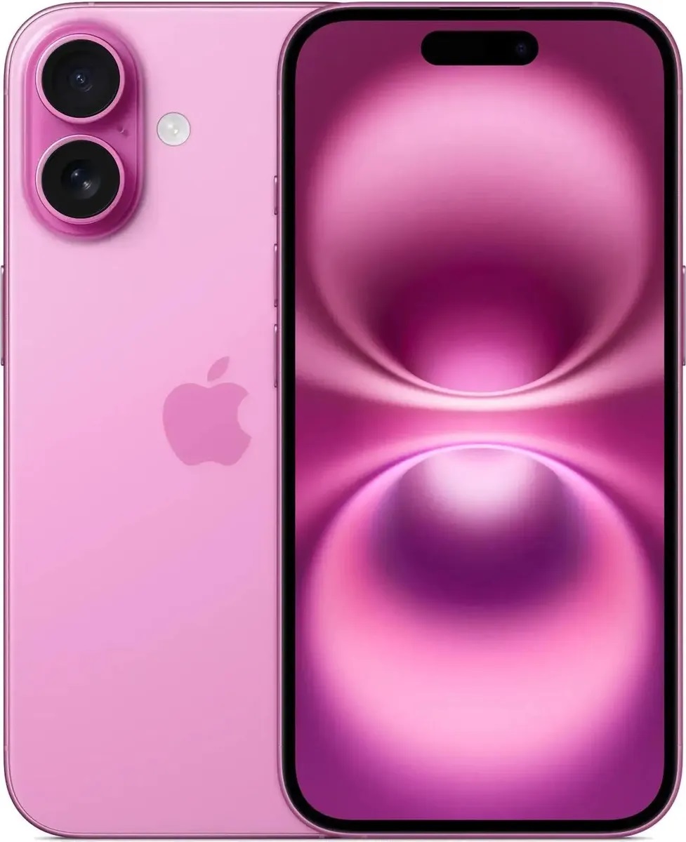 Смартфон Apple iPhone 16 256 ГБ, розовый