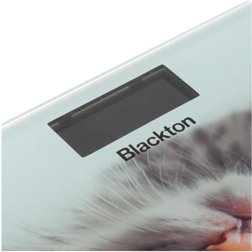 Весы электронные напольные Blackton Bt BS1012 Котенок (180кг), белый — Фото 2
