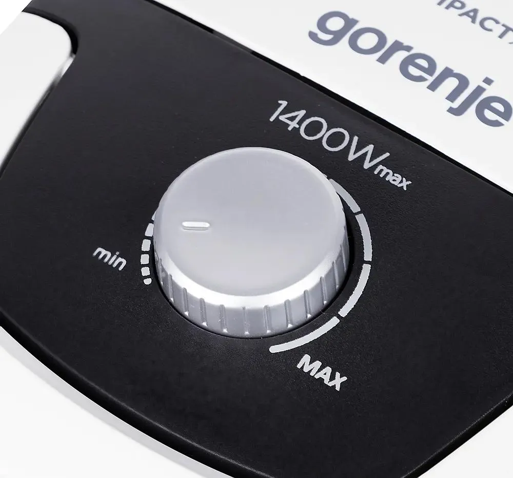 Пылесос Gorenje VC1411CXW (1400/275Вт, мешок 2л, белый)