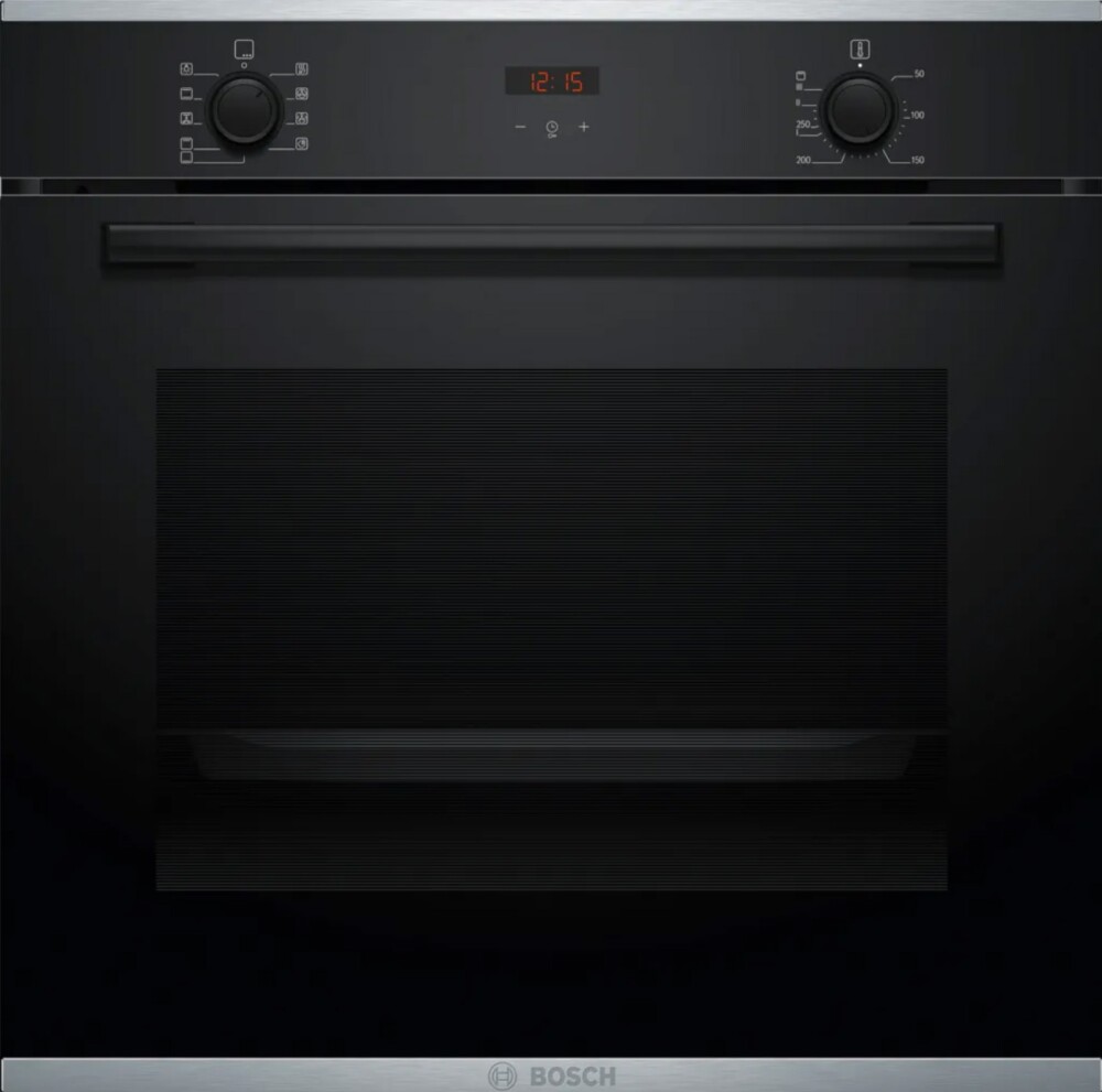 Духовой шкаф Bosch HBA2140B0 (Serie4 / 71 л / до 275 °C / Чёрный / Гриль / Гидролиз / Телескоп. напр. (x1) / TelescopeStop / A)