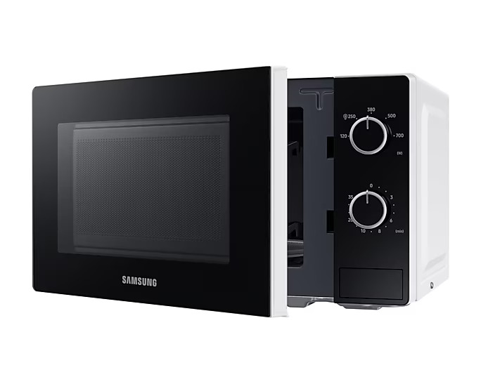 Микроволновая печь Samsung MS20A3010AH/BA (20 л, 700 Вт, переключатели поворотный механизм, белый)