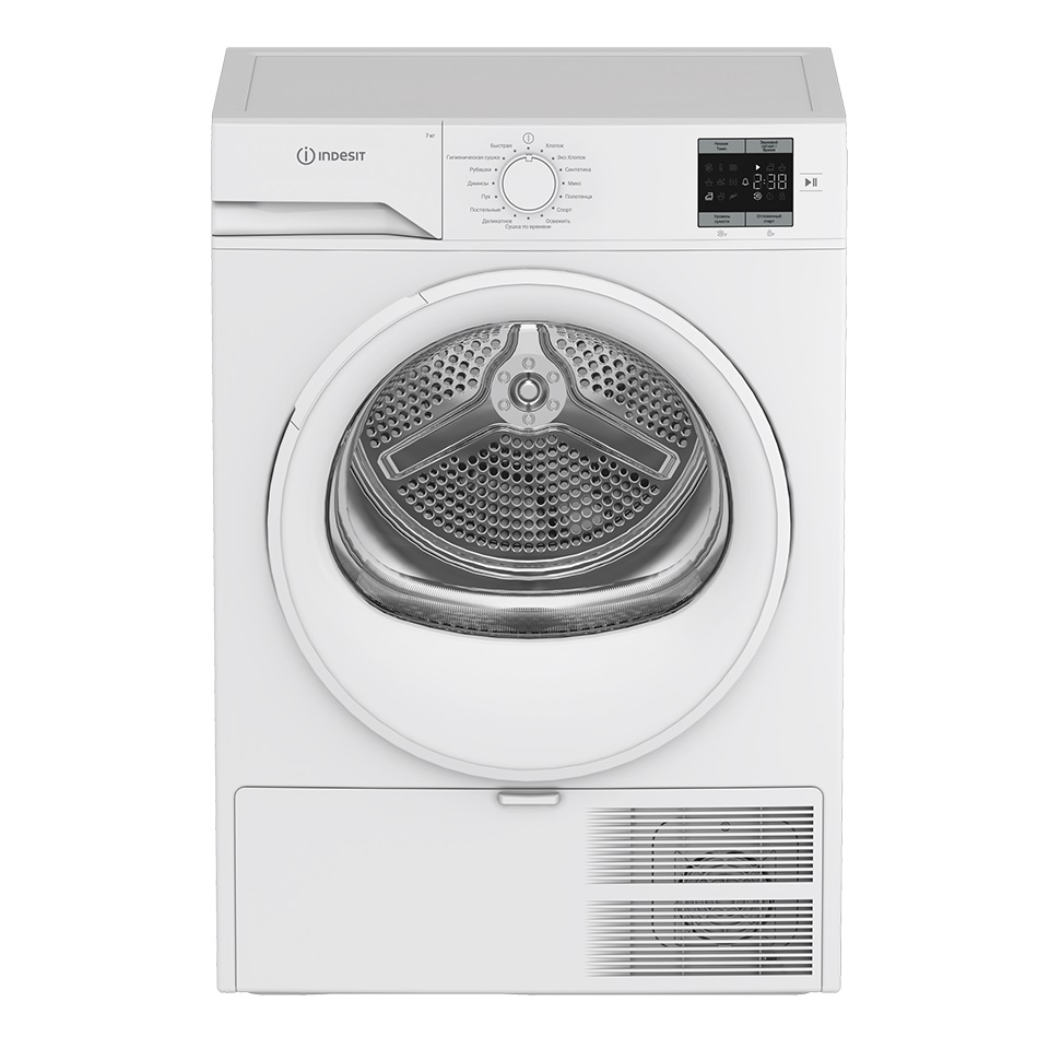 Сушильная машина с тепловым насосом Indesit IAS 3725 (54,6см / 7кг / А++)