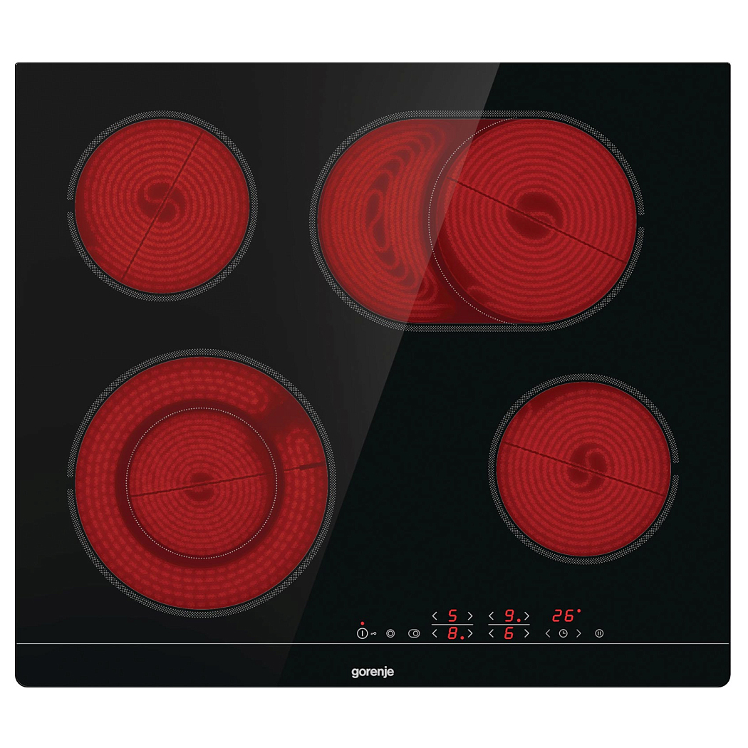 Поверхность электрическая Gorenje ECT643SYB (Simplicity 2.1 / черный / стеклокерамика / Staywarm)