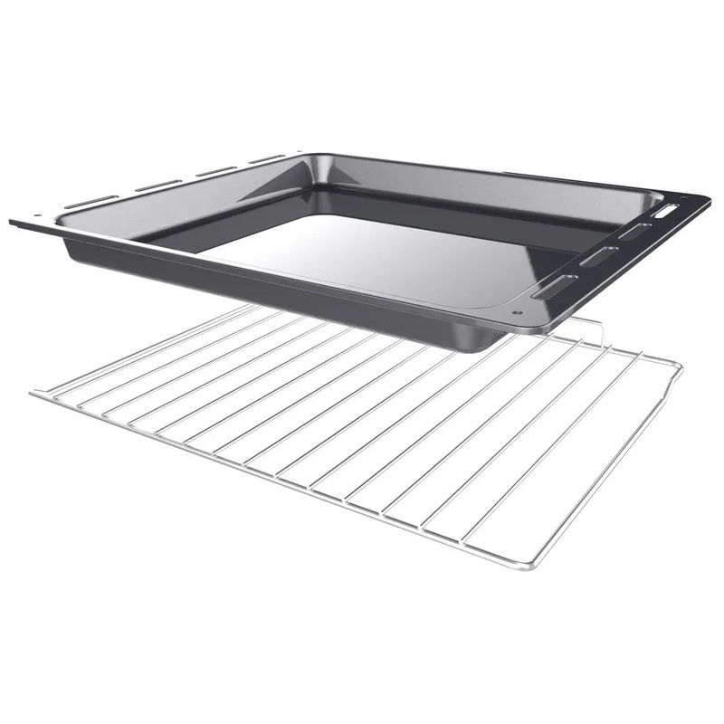 Духовой шкаф Candy FCS100N (Smart / 71 л / до 245 °C / Чёрный, эмаль / Гриль / Рельефные направляющие / A)-2