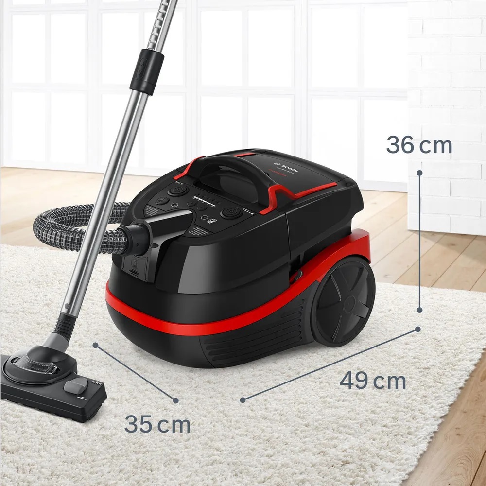 Пылесос Bosch Serie 4 ProPower BWD421POW (2100 Вт, мешок/аквафильтр, 1 л / 5 л, влажная уборка)
