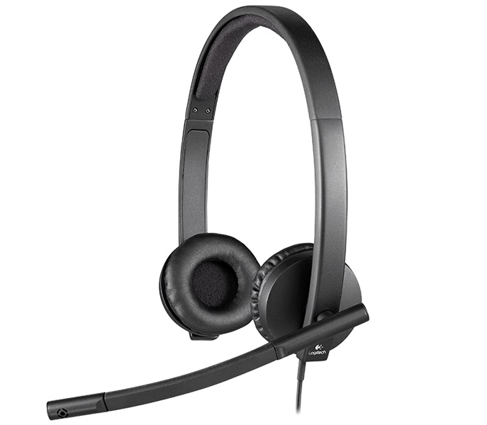 Наушники с микрофоном Logitech H570e Mono USB (981-000571)