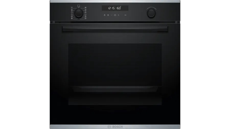 Духовой шкаф Bosch HBG2780B0 (Serie6 / 71 л / до 275 °C / чёрное стекло / Гриль / Телескоп. напр. (x1) / Пиролиз / AutoPilot 30 / SoftClose / A)