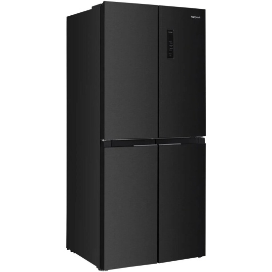 Холодильник Side by Side Hotpoint HFL4 522I XBR (4 двери / Объем - 442 л / Высота - 180см / A++ / Чёрный / NoFrost)