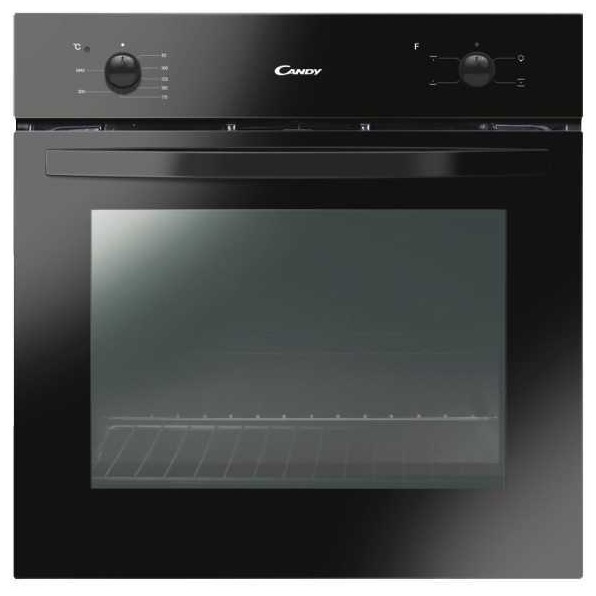 Духовой шкаф Candy FCS100N (Smart / 71 л / до 245 °C / Чёрный, эмаль / Гриль / Рельефные направляющие / A)