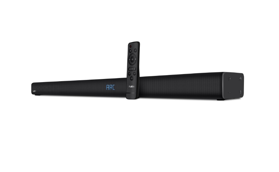 Саундбар SVEN SB-2055 2.0 канальная система, мощность 80 Вт / Bluetooth / HDMI / Optical / USB / чёрный