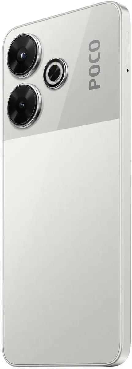 Смартфон POCO M6 6/128 ГБ, серебристый