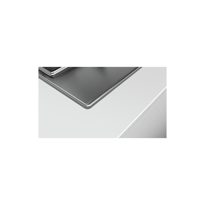 Поверхность газовая Bosch PCH6A5B90 (Serie6 / Нерж. сталь / Чугунные решетки / Газ-контроль / Электроподжиг / FlameSelect / 4 конфорки)