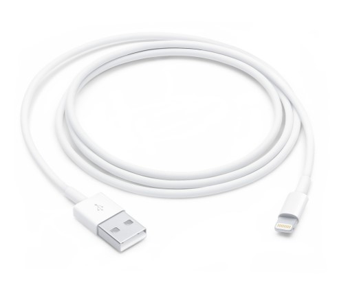 Кабель Apple Lightning - USB, MFI, 1 метр, белый (MUQW3FE/A)