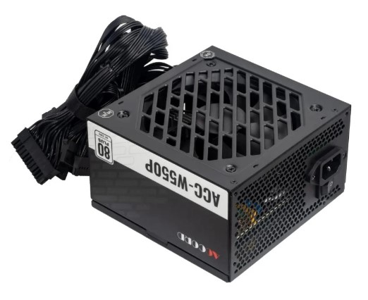 Блок питания Accord  550W ACC-W550P 80 PLUS  ATX MB 20+4pin, CPU 1x(4+4)pin, 1xPCI-E, 6xSATA, 2x 6+2, Molex 2 ACC-W550P