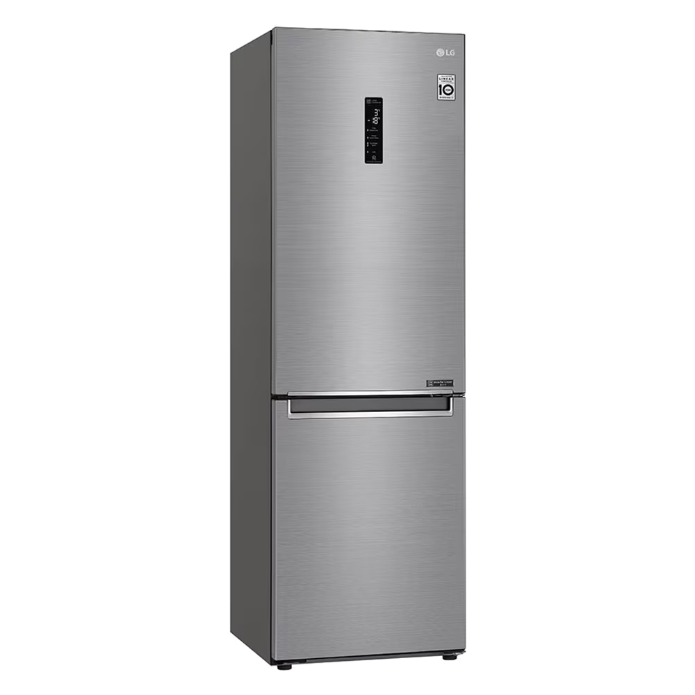 Холодильник LG GBB71PZDMN (Объем - 341 л / Высота - 186см / A+ / Серебристый / NoFrost / Smart Inverter™ / LG SmartThinQ™ / Wi-Fi)