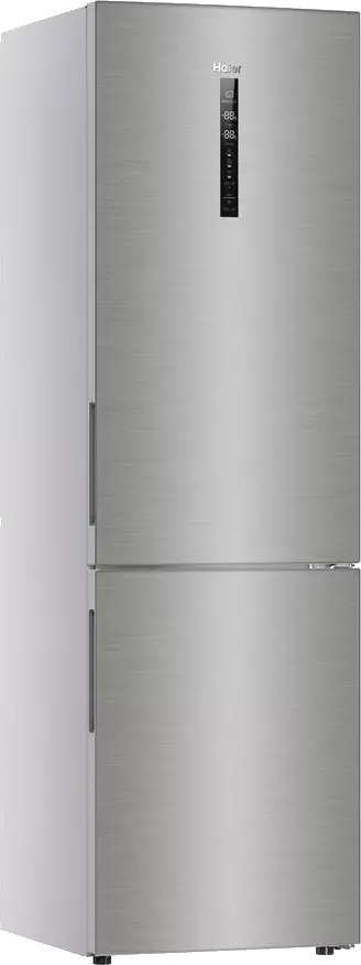 Холодильник Haier C2F637CFMVU1 (Объем - 386 л / Высота - 199,8 см / A+ / Серебристый / Wi-Fi (Evo) / No Frost)