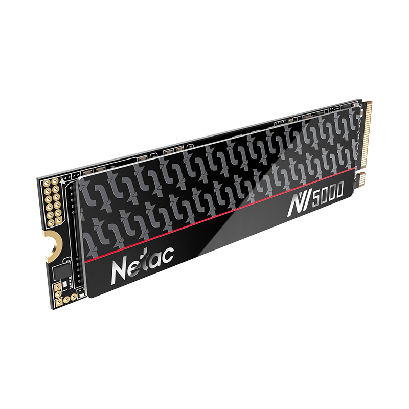 SSD M.2 накопитель 500 ГБ Netac NV5000-t NVMe PCI-E 4.0 x4, TLC, R4800/W2700 МБ/с, 2280, 320 TBW (NT01NV5000t-500-E4X)