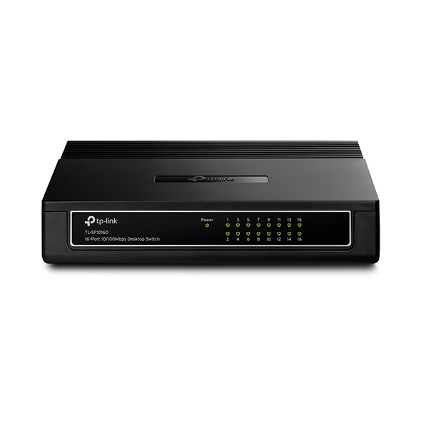Коммутатор TP-LINK TL-SF1016 16-портовый 10/100 Мбит/с в стойку/настольный коммутатор