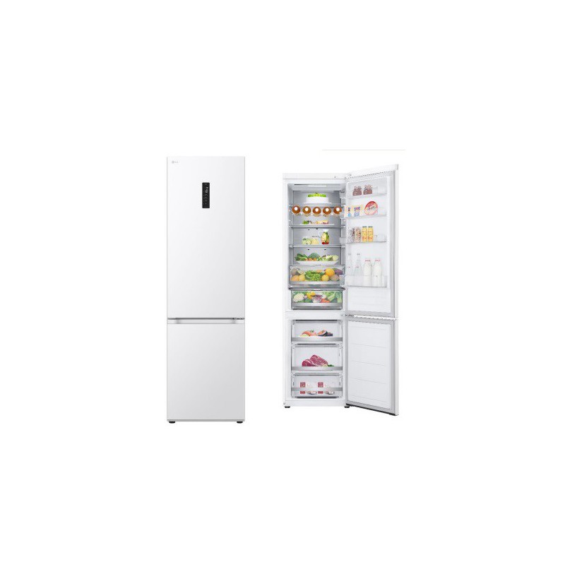 Холодильник LG GBV7270ESW (Объем - 387 л / Высота - 203см / A++ / Белый / Total NoFrost / Metal Fresh™ / NatureFRESH™ / Multi Air Flow)