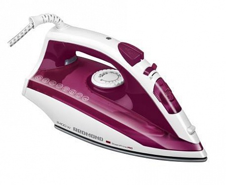 Утюг Redmond RI-C262 (2400 Вт / подошва - керамика / паровой удар - 130 г/мин / 1.8 м / автоотключение)-1