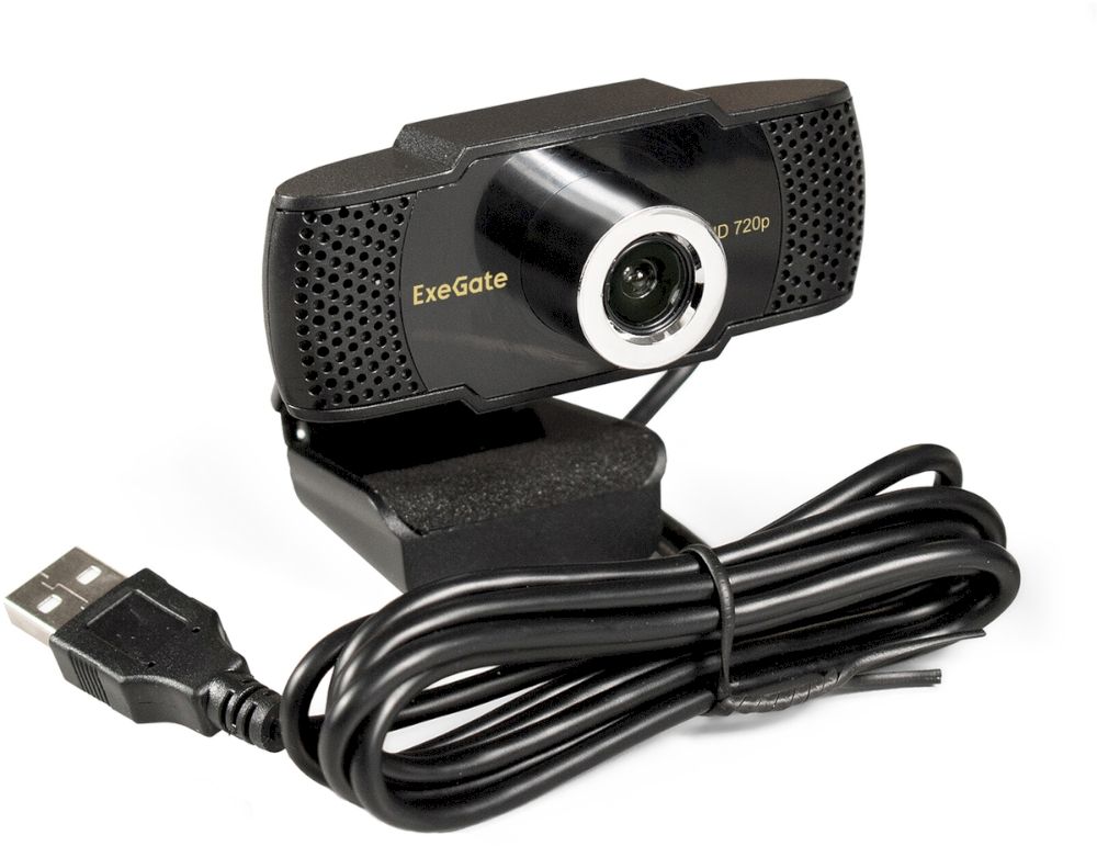 Веб камера ExeGate BusinessPro C922 HD 720p/30fps (EX287377RUS), чёрный — Фото 1