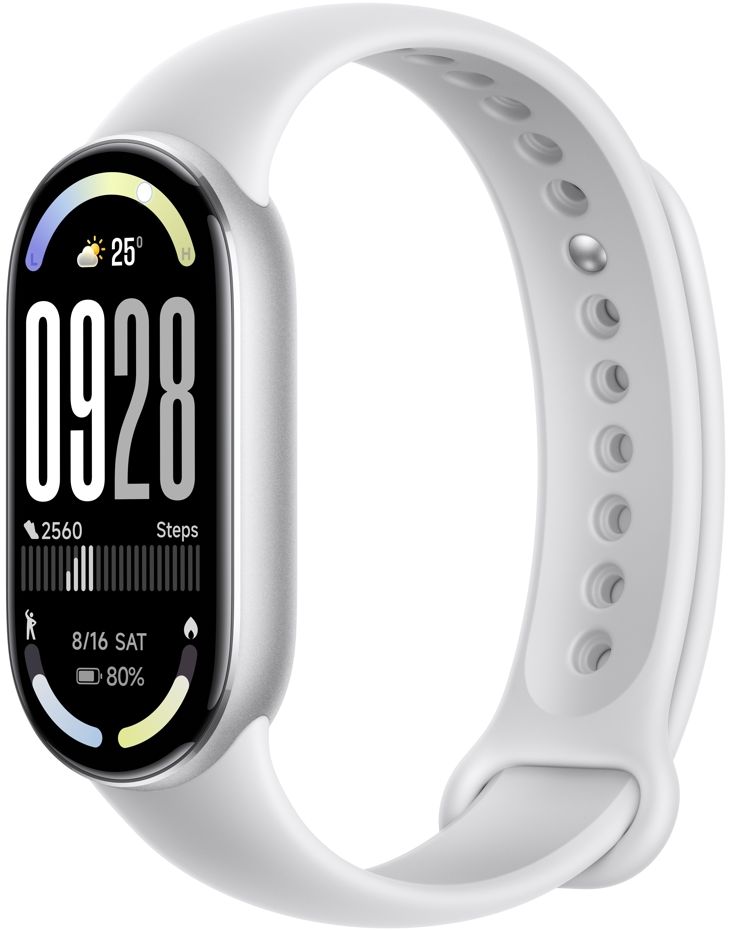 Фитнес-браслет Xiaomi Smart Band 10, серебристый (BHR07PSGL) — Фото 1