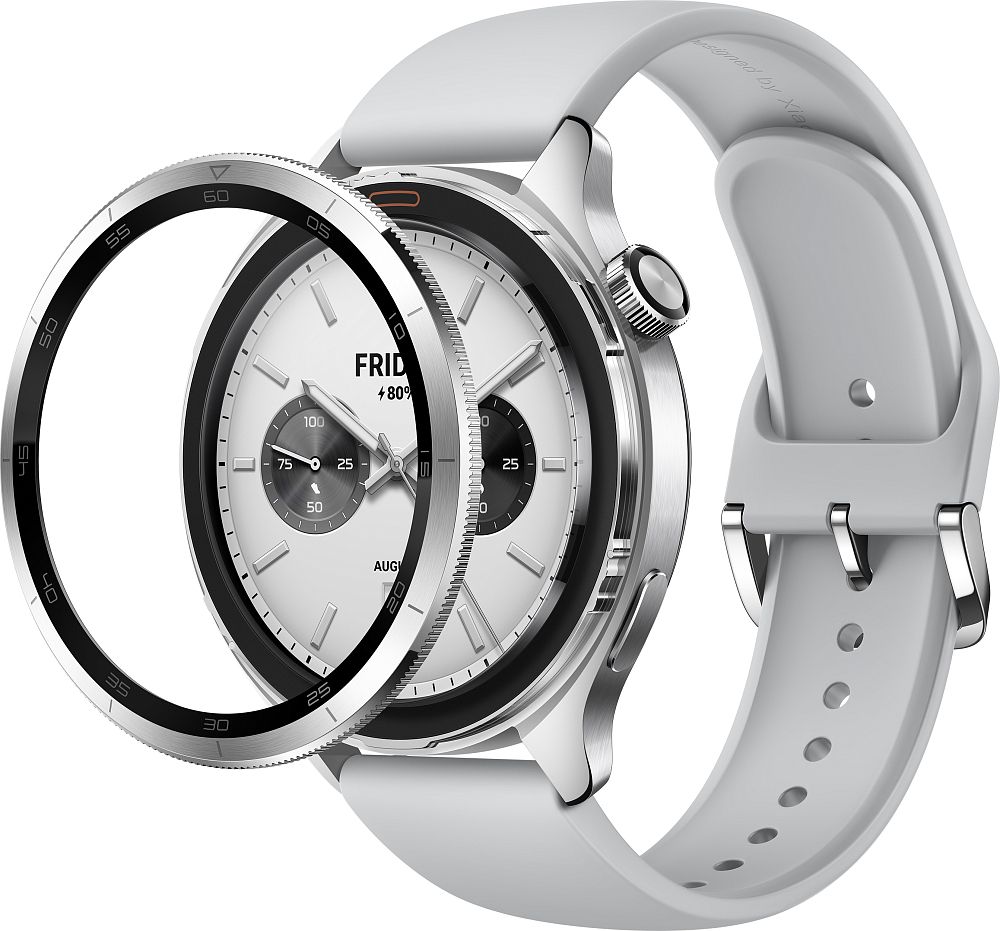 Смарт-часы Xiaomi Watch S4 Bluetooth, серебристый (BHR9197GL) — Фото 4
