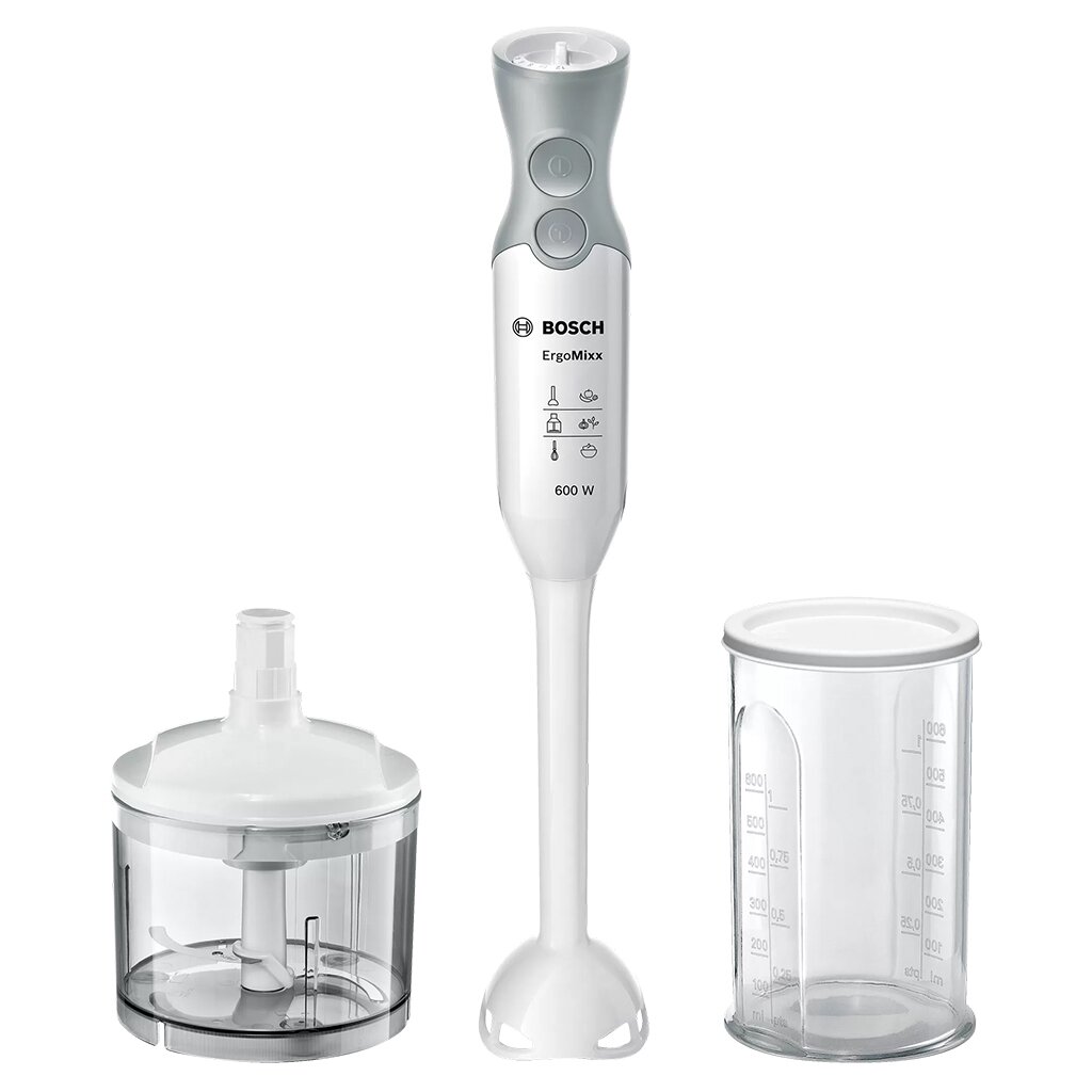 Блендер Bosch MSM66130 (600 Вт/ скоростей 12/ турборежим/ венчик, стакан)-0