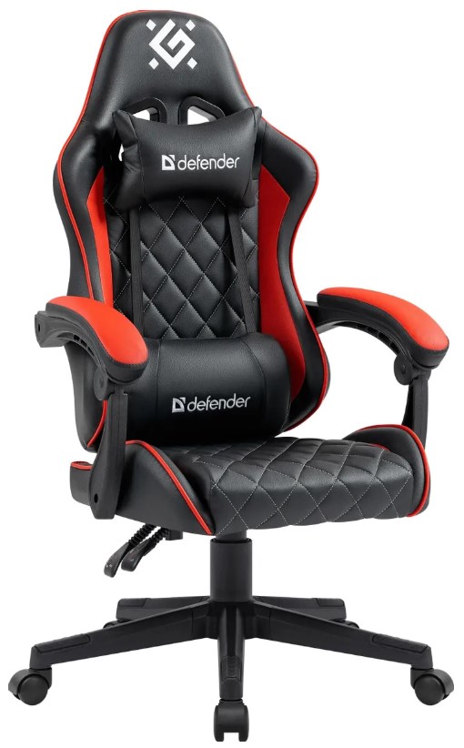 Игровое кресло Defender Majestic, класс4, Черный/Красный