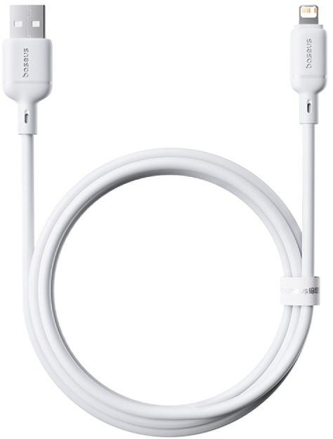 Кабель Baseus Silky Series Lightning - USB, 1м, Белый