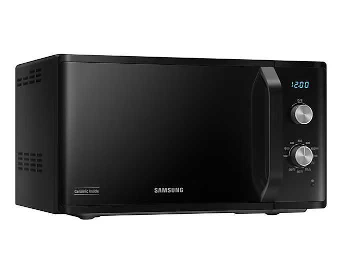 Микроволновая печь Samsung MG23K3614AK (23 л, 800 Вт, переключатели поворотный механизм, гриль, дисплей, черный)