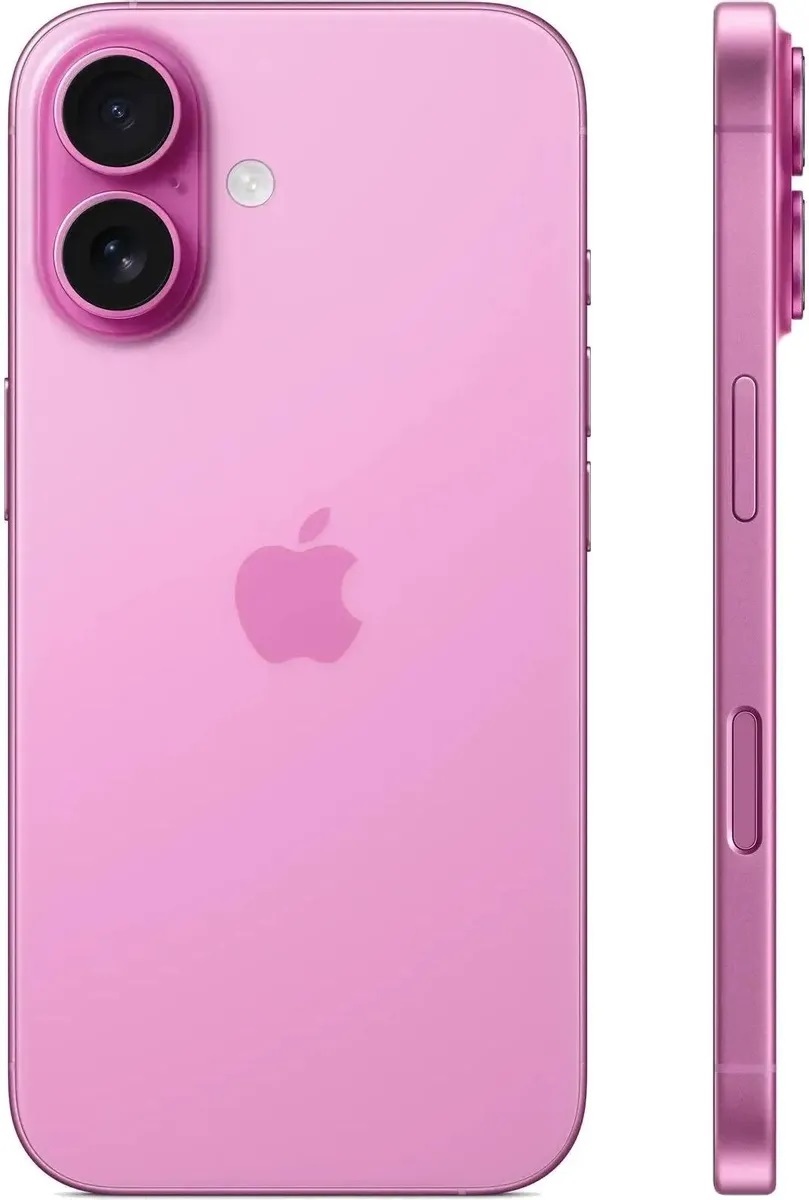 Смартфон Apple iPhone 16 256 ГБ, розовый