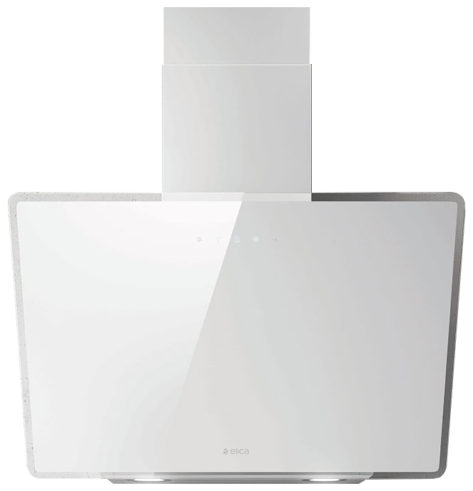 Вытяжка наклонная Elica Shire WH/A/60 (1200 м³/ч / 232 Вт / LED освещение 2x1.5 Вт / ширина - 59.8 см / белое стекло)-0