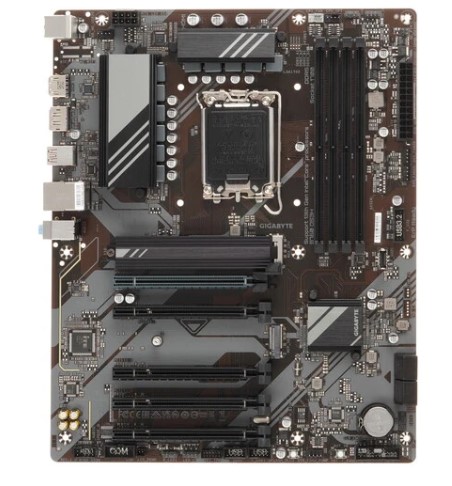 Материнская плата GIGABYTE B760 DS3H [LGA 1700, Intel B760, 4xDDR5, 2xM2, 4xSATA, HDMI+DP, Standart-ATX]