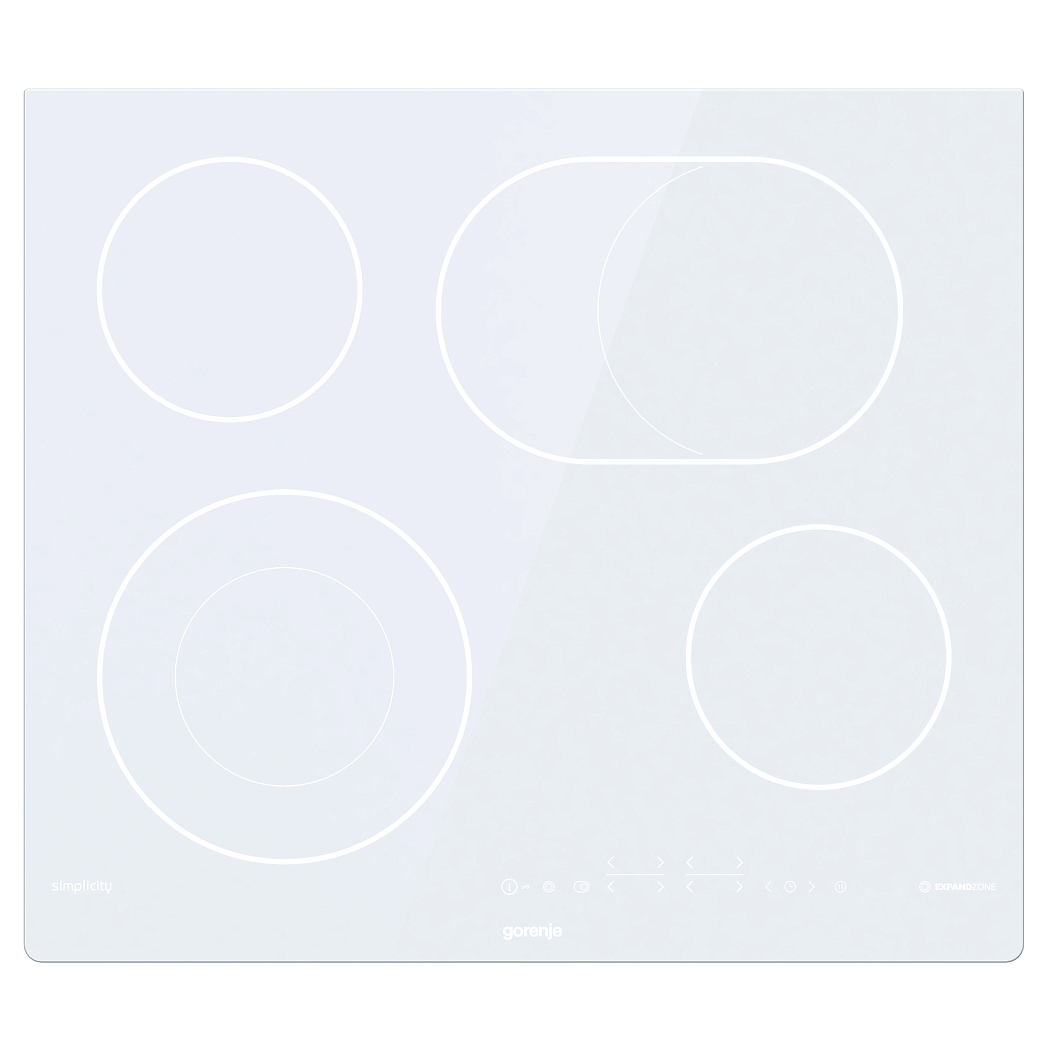 Поверхность электрическая Gorenje ECT643SYW (Simplicity 2.1 / белый / стеклокерамика / Staywarm)