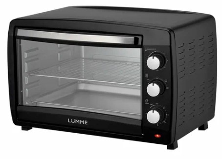 Мини-печь Lumme LU-EO1712A  (40 л / 2000 Вт / гриль / чёрный)