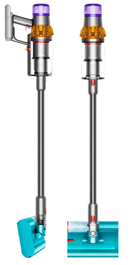 Пылесос Dyson V15s Detect Submarine UK, yellow/nickel